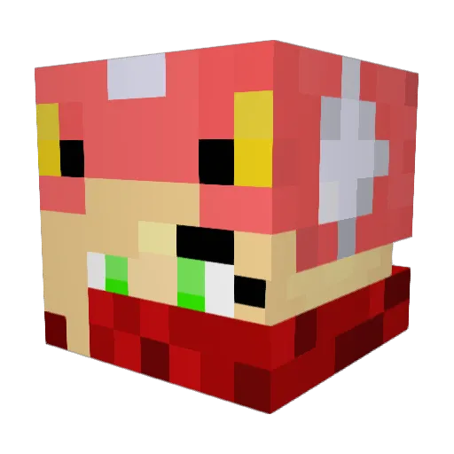 amphy94 Minecraft avatar head, 3D render