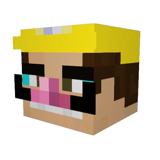 amrheag_eeee Minecraft avatar head, 3D render
