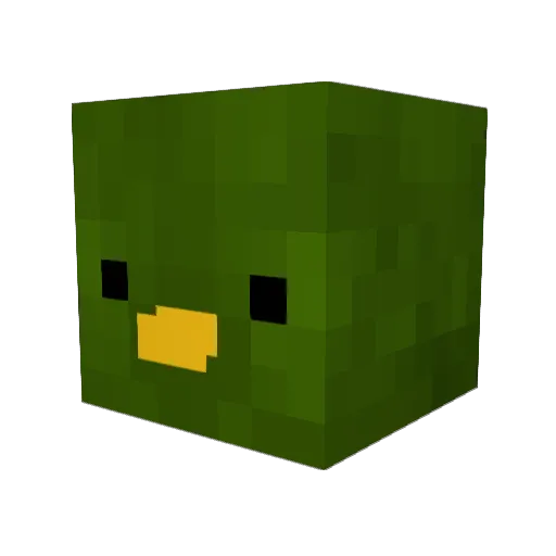 amssess Minecraft avatar head, 3D render