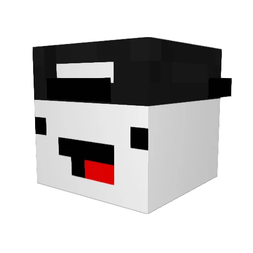 amtyler17 Minecraft avatar head, 3D render