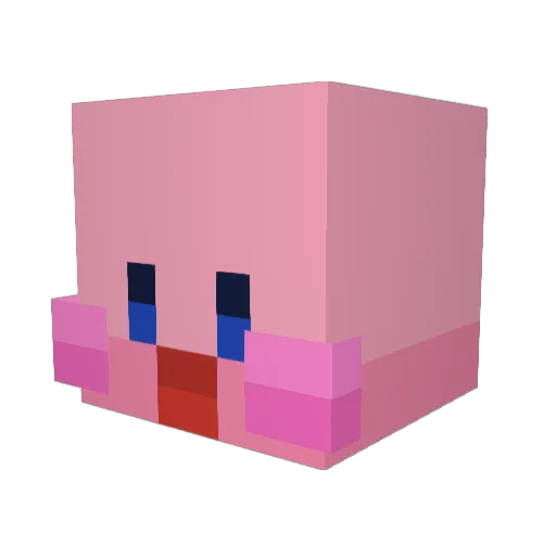 amumu05 Minecraft avatar head, 3D render
