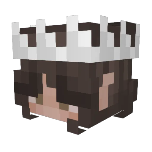 amvysw4g Minecraft avatar head, 3D render