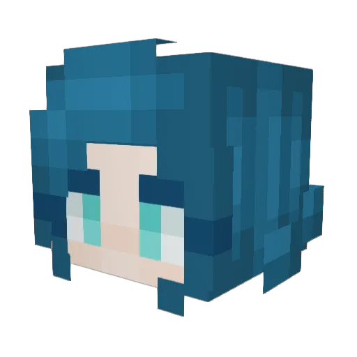 amy_alison334 Minecraft avatar head, 3D render