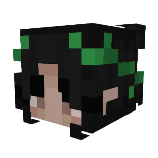 amyangel5 Minecraft avatar head, 3D render