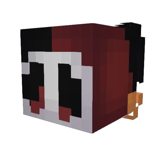 amyisdead1 Minecraft avatar head, 3D render