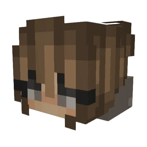 amymoo3005 Minecraft avatar head, 3D render