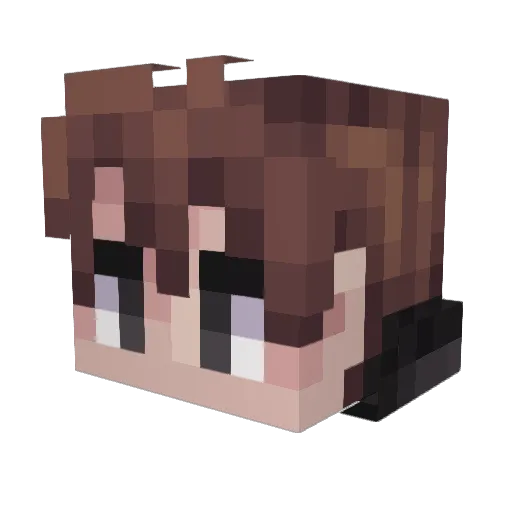 amythebunny Minecraft avatar head, 3D render