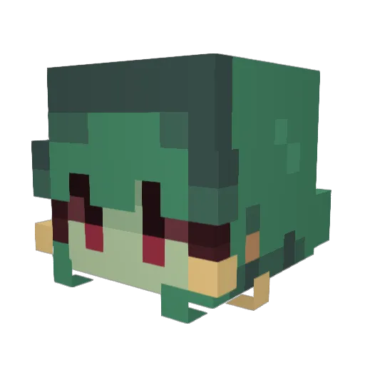 amyycat Minecraft avatar head, 3D render