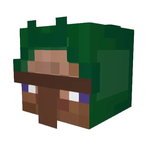 amyyy9871 Minecraft avatar head, 3D render
