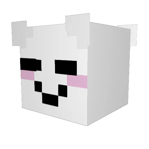 amyyyxx___ Minecraft avatar head, 3D render