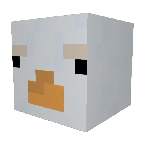 an0nygoos3 Minecraft avatar head, 3D render