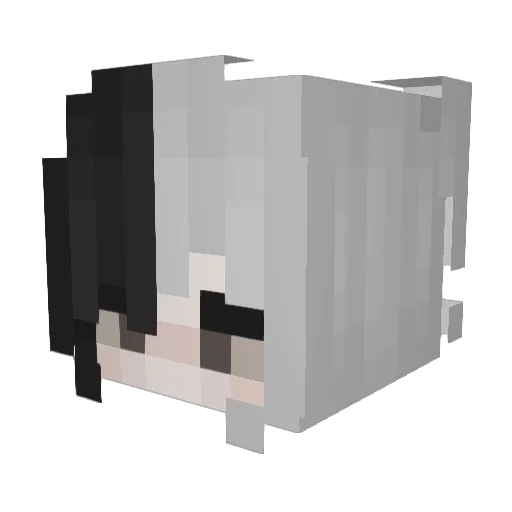anRod Minecraft avatar head, 3D render