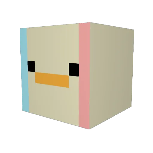 an_inactive_user Minecraft avatar head, 3D render