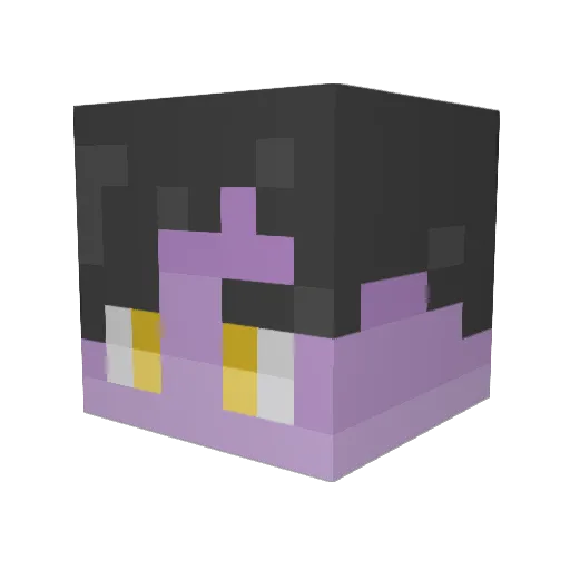 an_spideog Minecraft avatar head, 3D render