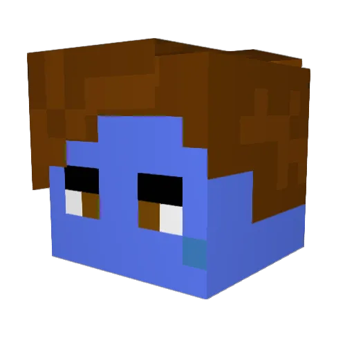 anabel44118 Minecraft avatar head, 3D render