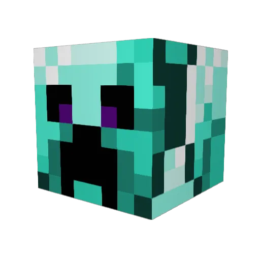 anacleto321 Minecraft avatar head, 3D render