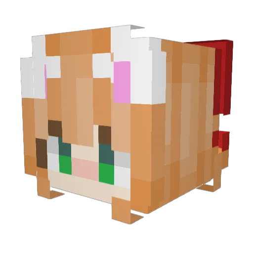 anaiii302 Minecraft avatar head, 3D render