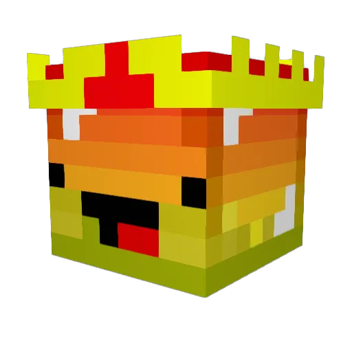 anaiswilliam Minecraft avatar head, 3D render