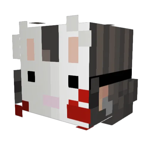 anamchiee Minecraft avatar head, 3D render