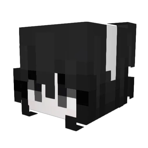 anamustdie Minecraft avatar head, 3D render