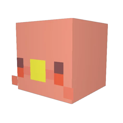 anan56 Minecraft avatar head, 3D render