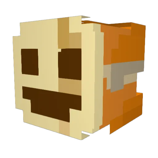 ananas_agent123 Minecraft avatar head, 3D render
