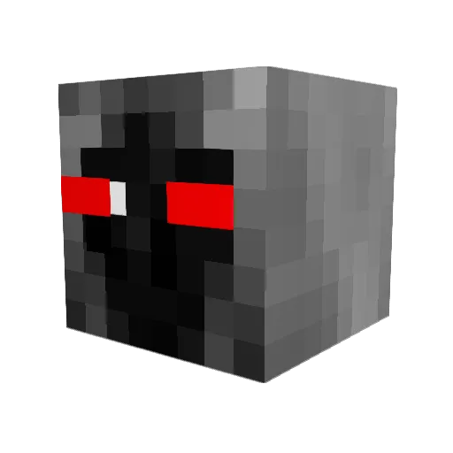 anannie Minecraft avatar head, 3D render
