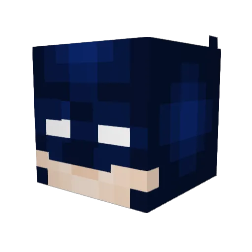anaplays7 Minecraft avatar head, 3D render