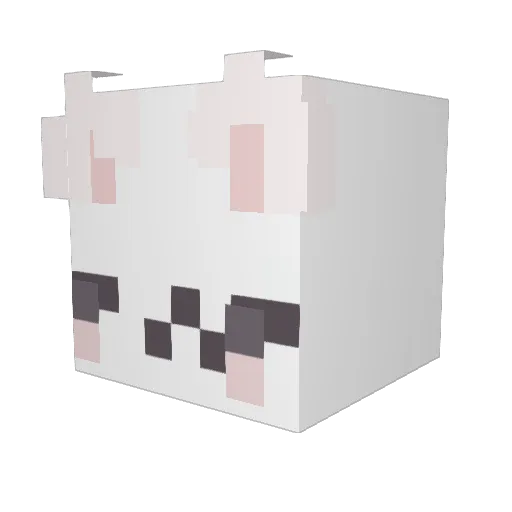anapup Minecraft avatar head, 3D render