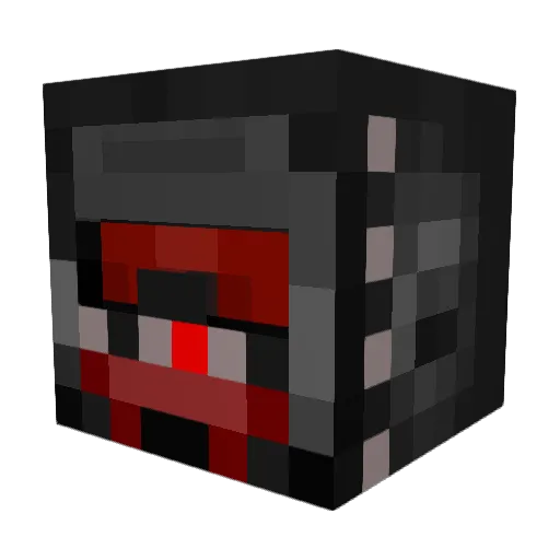 anarcho_DEF Minecraft avatar head, 3D render