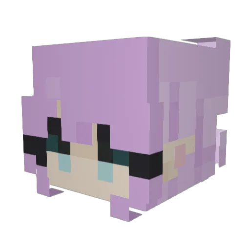 anasun33 Minecraft avatar head, 3D render