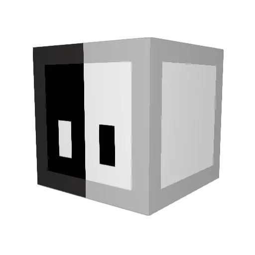 anawaw Minecraft avatar head, 3D render