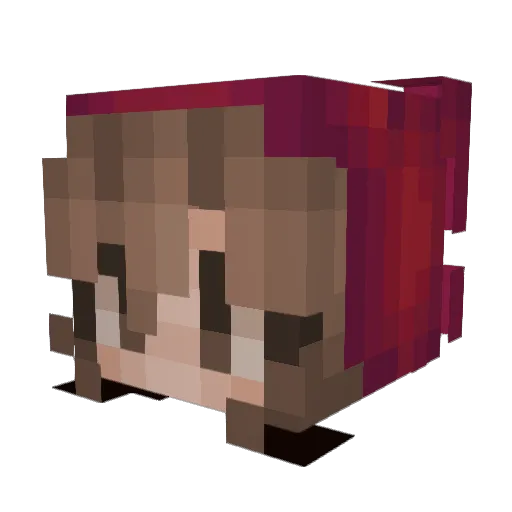 anaya918 Minecraft avatar head, 3D render