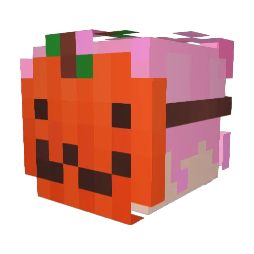 ancekrance Minecraft avatar head, 3D render