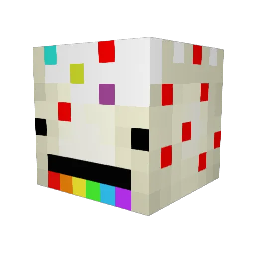 ancient_warrior5 Minecraft avatar head, 3D render