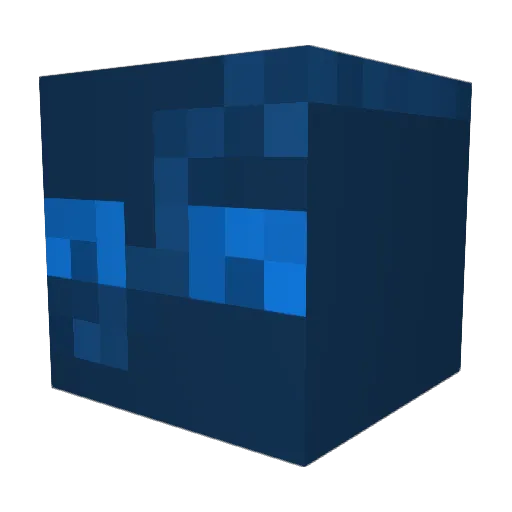 and3331 Minecraft avatar head, 3D render