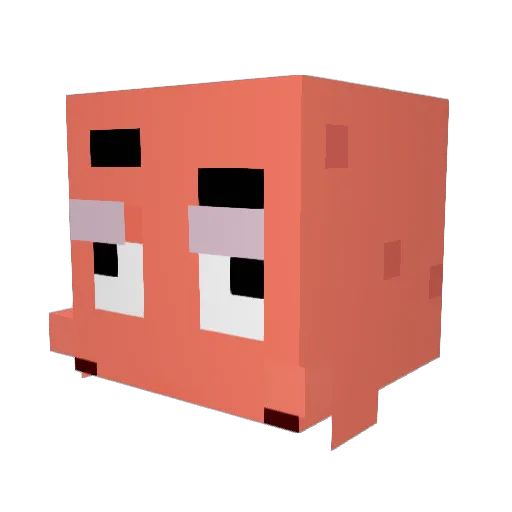 andan7700 Minecraft avatar head, 3D render