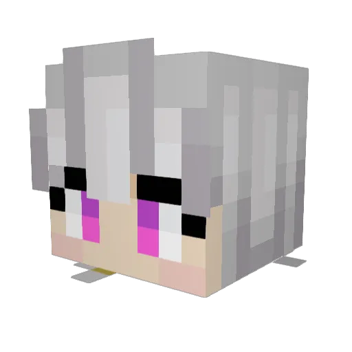 andbert123 Minecraft avatar head, 3D render
