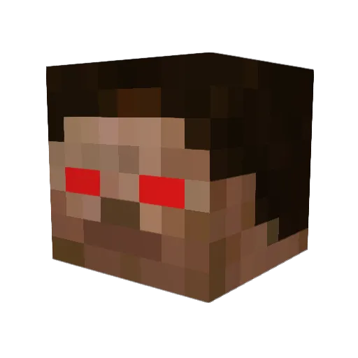 ande289f Minecraft avatar head, 3D render