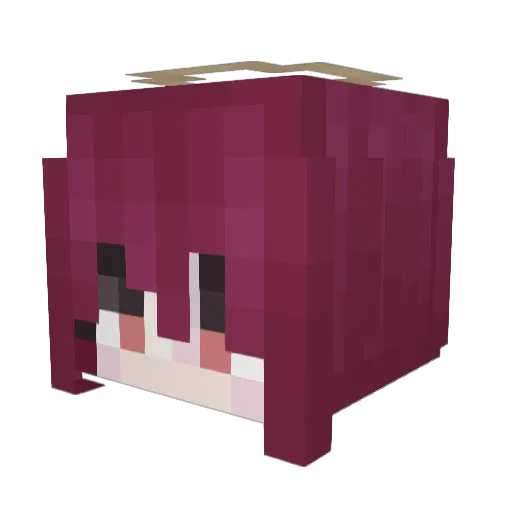 ande556 Minecraft avatar head, 3D render