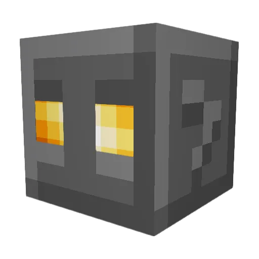 andeb Minecraft avatar head, 3D render