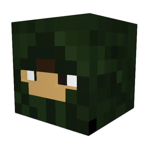 andenrossjo Minecraft avatar head, 3D render