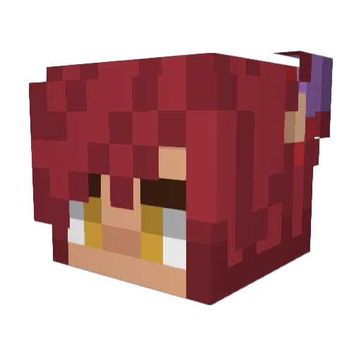 ander078 Minecraft avatar head, 3D render