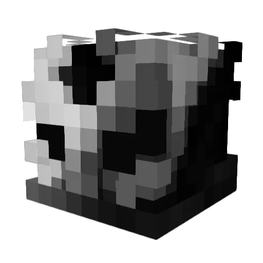 ander1308 Minecraft avatar head, 3D render