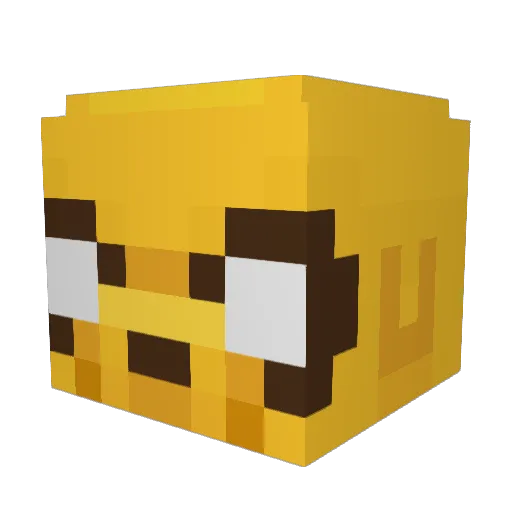 anderacche Minecraft avatar head, 3D render