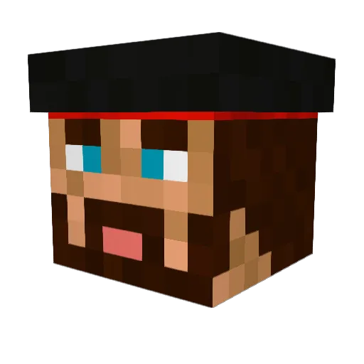andersf96 Minecraft avatar head, 3D render