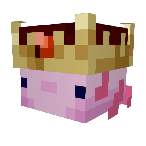 andi_seven Minecraft avatar head, 3D render