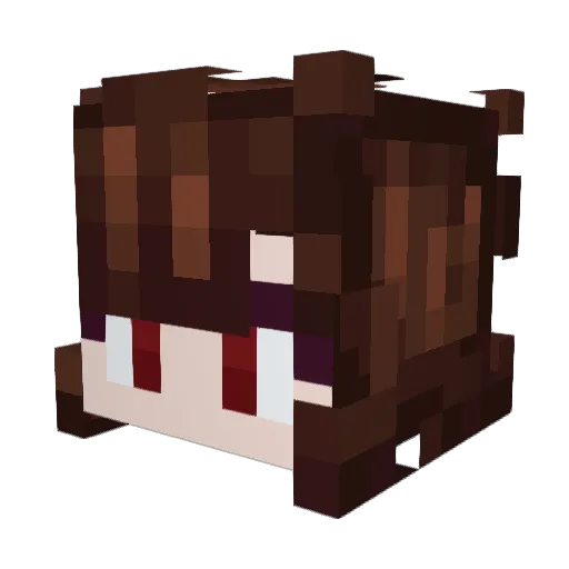 andiol Minecraft avatar head, 3D render