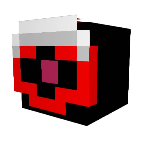 andla55 Minecraft avatar head, 3D render