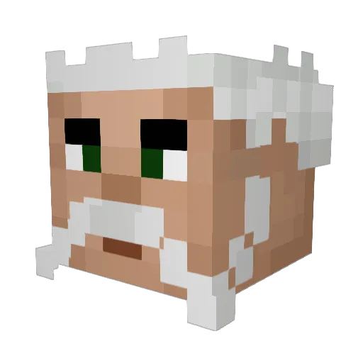 andone83 Minecraft avatar head, 3D render